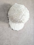 franky grow RIBBON ORGANDY CAP ホワイト