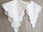 他の写真2: franky grow FULLY EMBROIDERED DETACHABLE WAVY COLLAR　ホワイト　KIDS・WOMAN