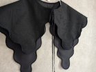他の写真2: franky grow FULLY EMBROIDERED DETACHABLE WAVY COLLAR　ブラック　KIDS・WOMAN