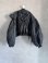 画像2: franky grow GURUGURU QUILT RIBBON BOMBER JACKET　ブラック　レディース (2)