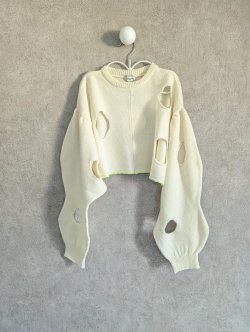 画像1: franky grow CHEESE KNIT PULLOVER　キッズ・レディース