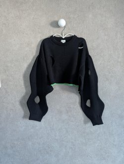 画像1: franky grow CHEESE KNIT PULLOVER　キッズ・レディース