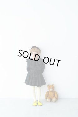 画像1: franky grow POP AIRY SKIRT　ブラック＊ディープブラック