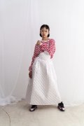 franky grow QUILTING JUMPER SKIRT　ホワイト