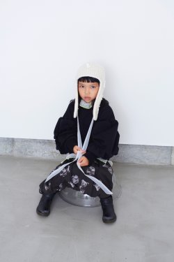 画像1: franky grow KNIT HAT アイボリー 　キッズ・レディース
