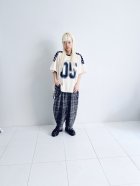 他の写真3: franky grow NEEDLE PUNCHED COTTON TWEED CHECKED SCALLOPED SUS PANTS