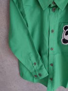 他の写真1: mini rodini Panda Shirts グリーン