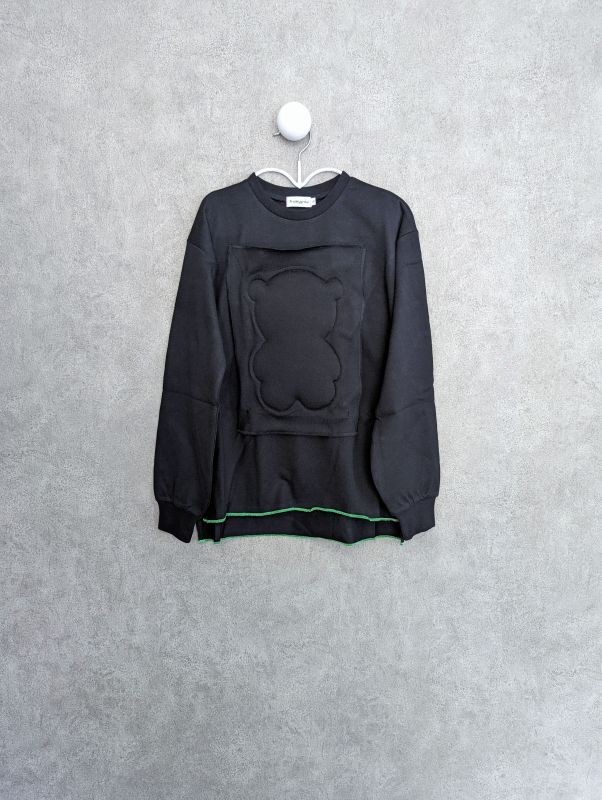 franky grow WATA KUMA L/S TEE　ブラック　キッズ・レディースサイズ