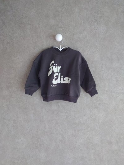 画像1: mini rodini For Elise Sweatshirt　グレー