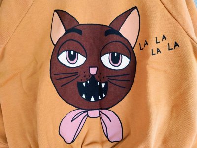 画像2: mini rodini Cat Choir Sp Sweatshirt　ベージュ