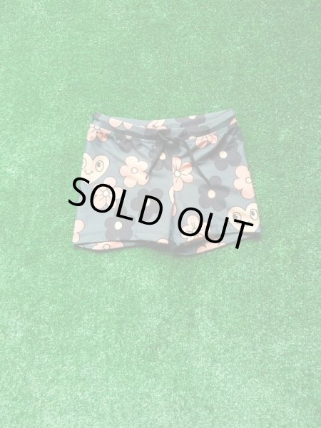 画像1: mini rodini FLOWER SWIMPANTS グレー (1)