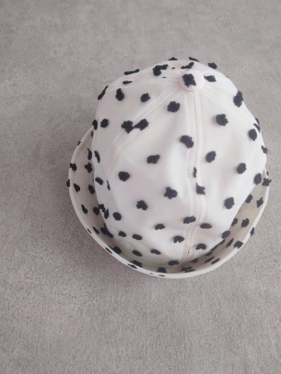 画像1: franky grow BONBON CUT JQ SAILOR HAT ベージュ＊ブラック