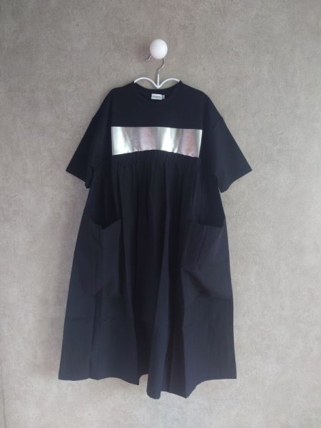 画像2: franky grow DOCKING DRESS ブラック*ブラック キッズ・レディースサイズ (2)