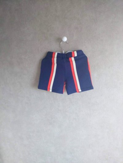 画像2: mini rodini STRIPE SWEATSHORTS ブルー