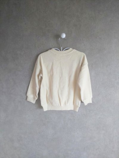 画像2: mini rodini TEDDY BEAR SWEATSHIRT オフホワイト