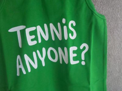 画像2: mini rodini TENNIS ANYONE TANK DRESS グリーン