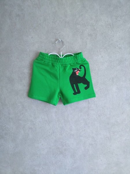 画像1: mini rodini PANTHER SWEATSHORTS (1)