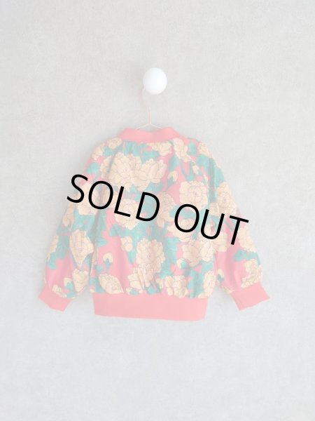 画像2: mini rodini Peonies Baseball Jacket (2)