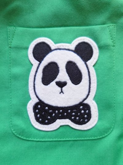 画像2: mini rodini Panda Shirts グリーン