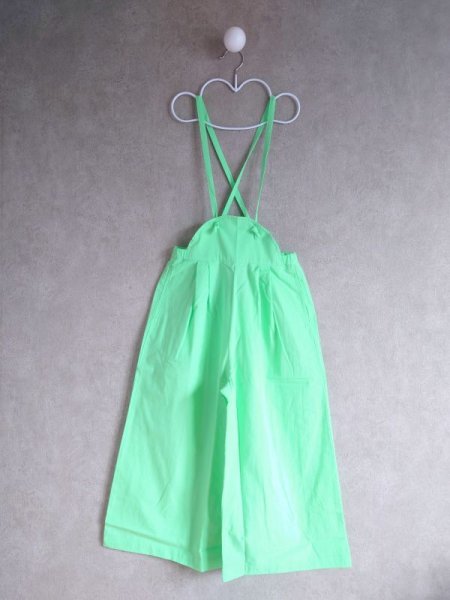 画像1: franky grow AIRY WADE OVERALLS DYED グリーン  キッズ・レディースサイズ (1)