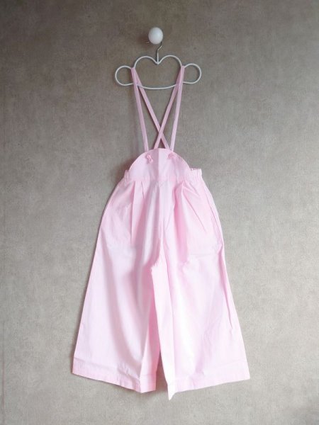 画像1: franky grow AIRY WADE OVERALLS DYED ピンク (1)