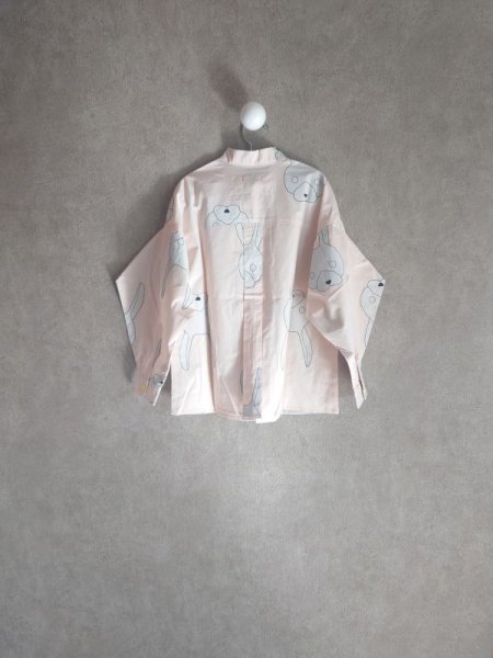 画像2: franky grow CHINA SHIRT ピンクRABBIT (2)