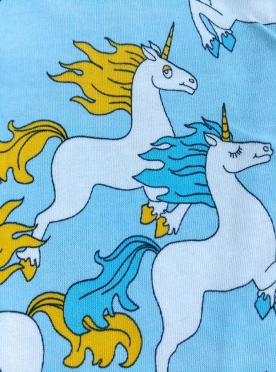 画像2: mini rodini UNICORN SWEATPANTS ライトブルー