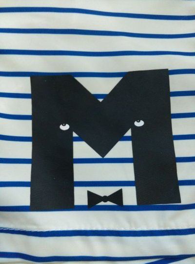 画像1: mini rodini STRIPE SWIMSHORTS ブルー