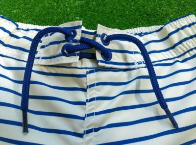 画像2: mini rodini STRIPE SWIMSHORTS ブルー