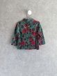 画像2: mini rodini Roses Velour Sweater 　グリーン (2)