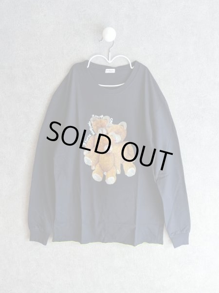 画像1: franky grow THREE BEAR L/S TEE　ダークネイビー (1)