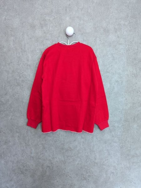 画像2: franky grow WATA KUMA L/S TEE レッド (2)