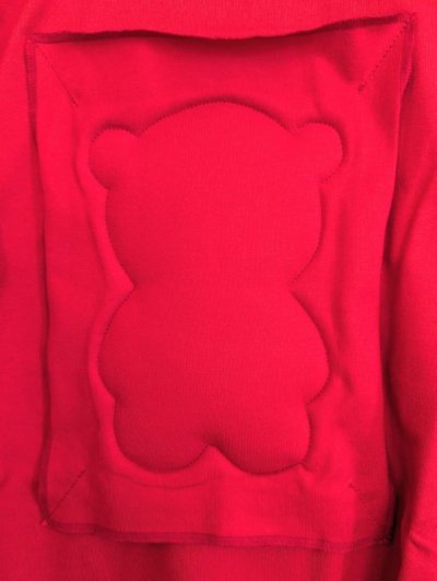 画像1: franky grow WATA KUMA L/S TEE　レッド