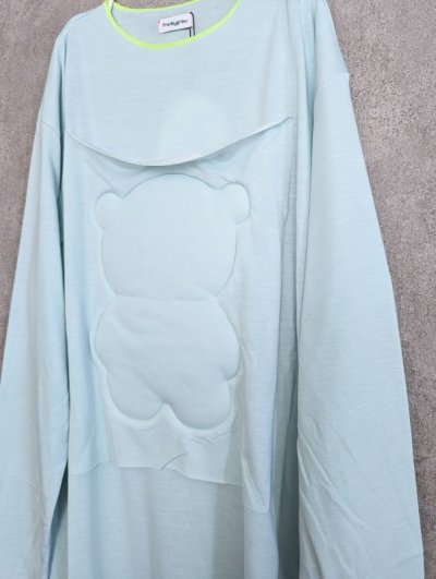 画像1: franky grow WATA KUMA KNITTED DRESS　ミント　レディースサイズ