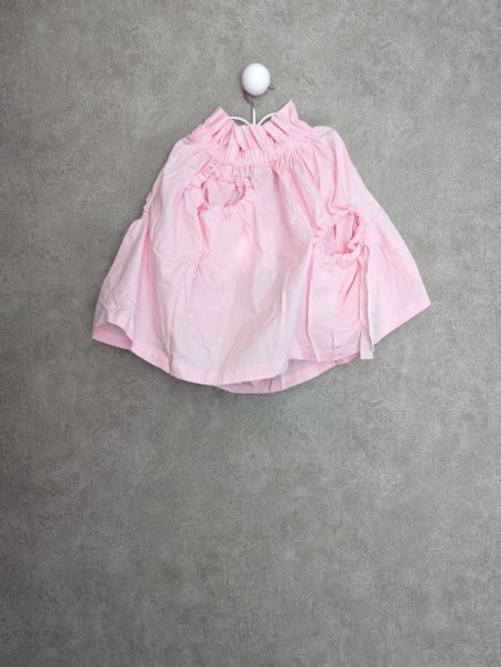 画像3: franky grow LETTER RANDOM HOLE SKIRT ピンク キッズ・レディース (3)