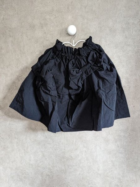 画像4: franky grow BEAR STITCH RIBBON SKIRT ブラック キッズ・レディース (4)