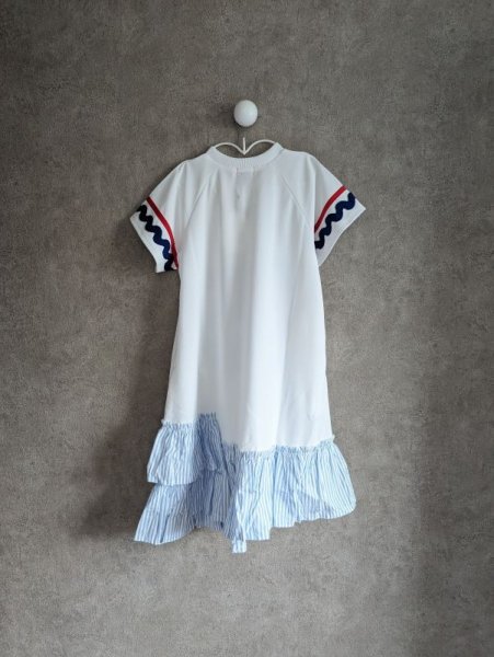 画像2: franky grow UNIFORM DRESS ホワイト (2)