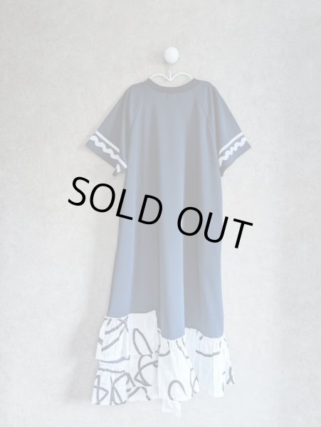 画像3: franky grow UNIFORM DRESS　ネイビー (3)