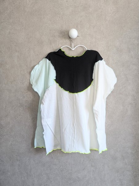 画像2: franky grow MULTI COLOR L/S TEE ブラックMLT キッズ・レディース (2)