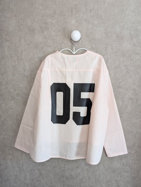 画像3: franky grow BACK NUMBER PULLOVER SHIRT  ピンク　キッズ・レディース (3)