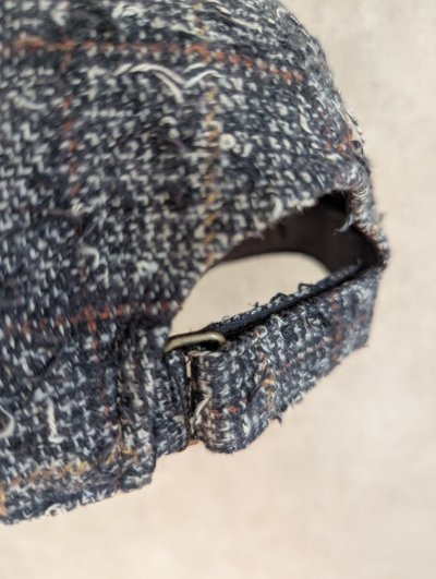 画像2: franky grow NEEDLE PUNCHED COTTON TWEED CHECKED CAP