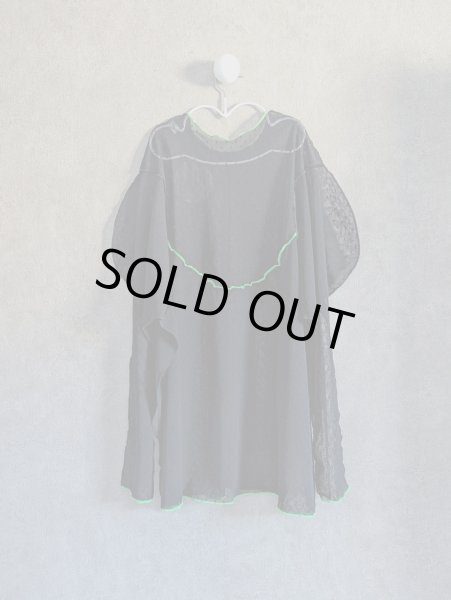 画像2: franky grow DOTS TULLE MELLOW SHEER  TOPS　ブラック (2)