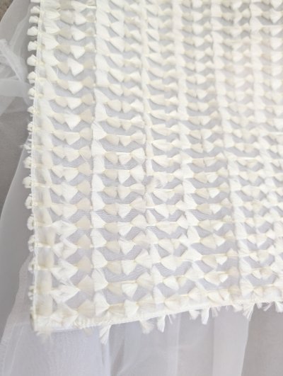 画像3: franky grow RIBBON SAILOR COLLAR ORGANDY ホワイト レディース