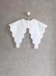 画像3: franky grow FULLY EMBROIDERED DETACHABLE WAVY COLLAR　ホワイト　KIDS・WOMAN (3)