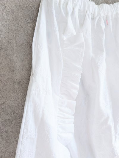 画像2: franky grow FULLY EMBROIDERED FRILL PANTS　WOMAN