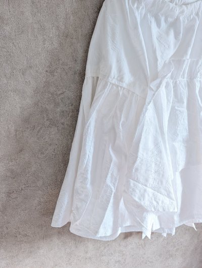 画像2: franky grow FULLY EMBROIDERED WRAP SKIRT KIDS・WOMAN