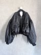 画像4: franky grow GURUGURU QUILT RIBBON BOMBER JACKET　ブラック　レディース (4)
