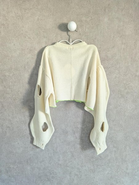 画像2: franky grow CHEESE KNIT PULLOVER　キッズ・レディース (2)