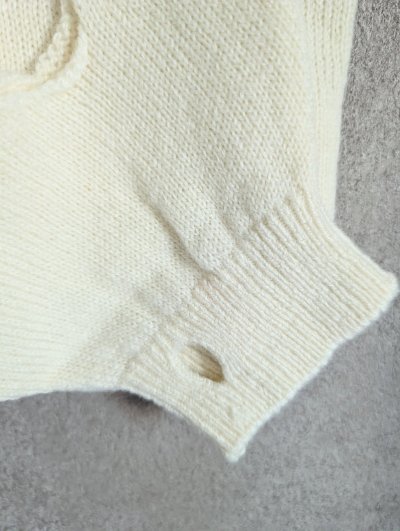 画像1: franky grow CHEESE KNIT PULLOVER キッズ・レディース