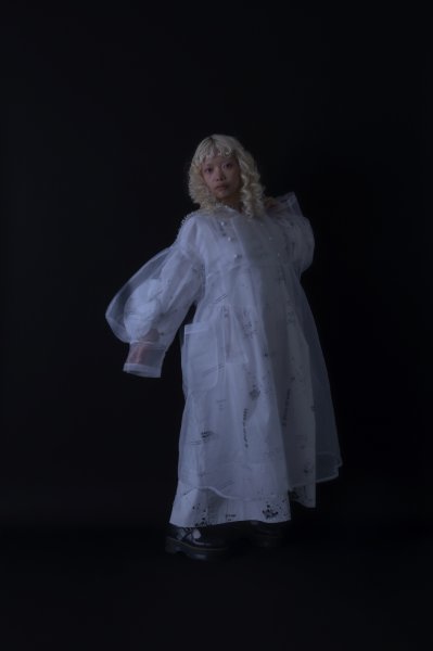 画像3: franky grow RIBBON SAILOR COLLAR ORGANDY　ホワイト　レディース (3)